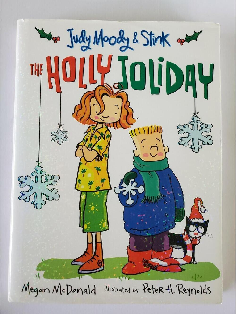The Holly Joliday Judy Moody & Stink by Megan McDonald Hardcover Book Color